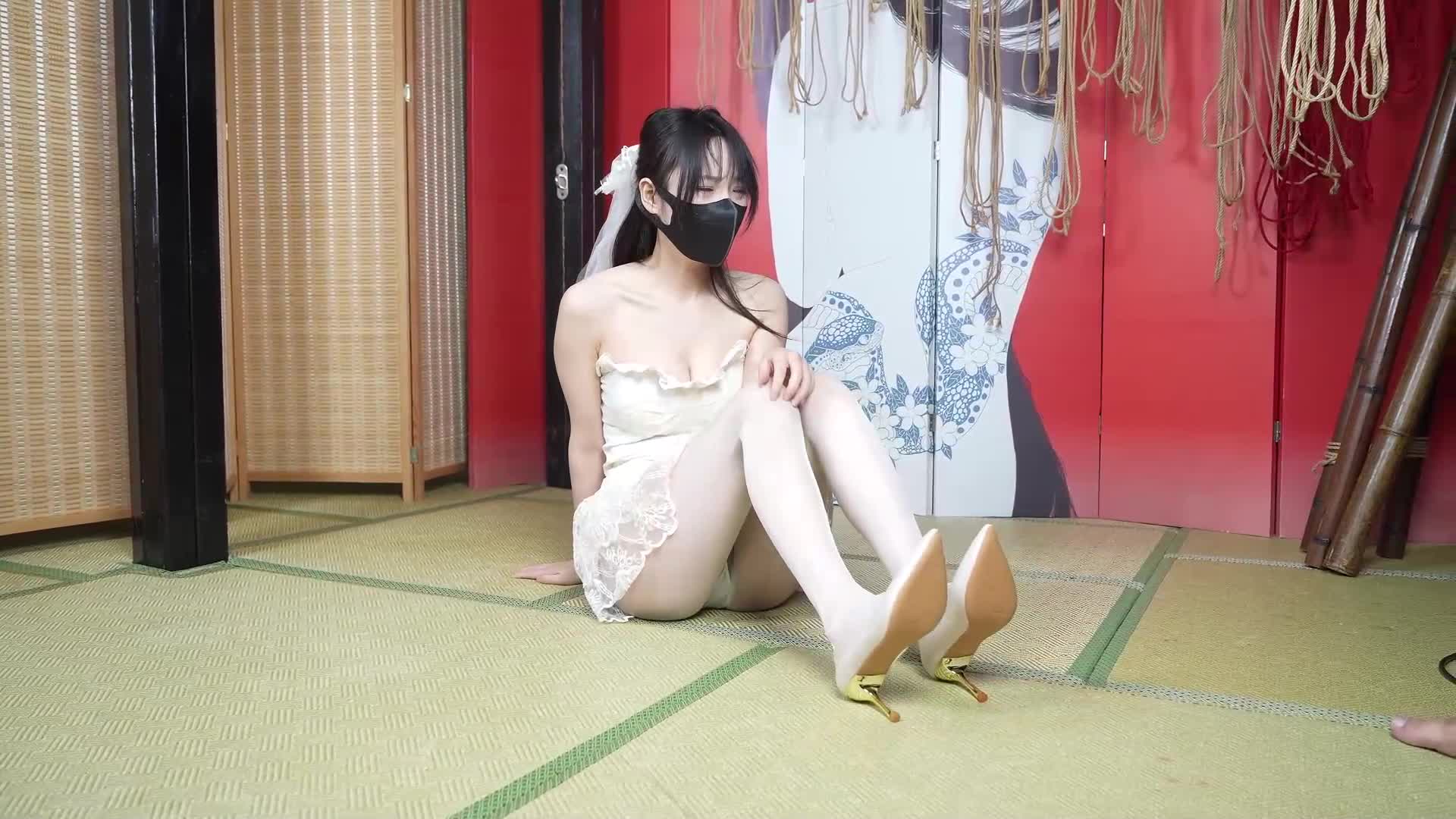 【象人原创】嗷嗷-美丽小新娘，一身雪白却被无情蹂躏！-绳艺在线资源网