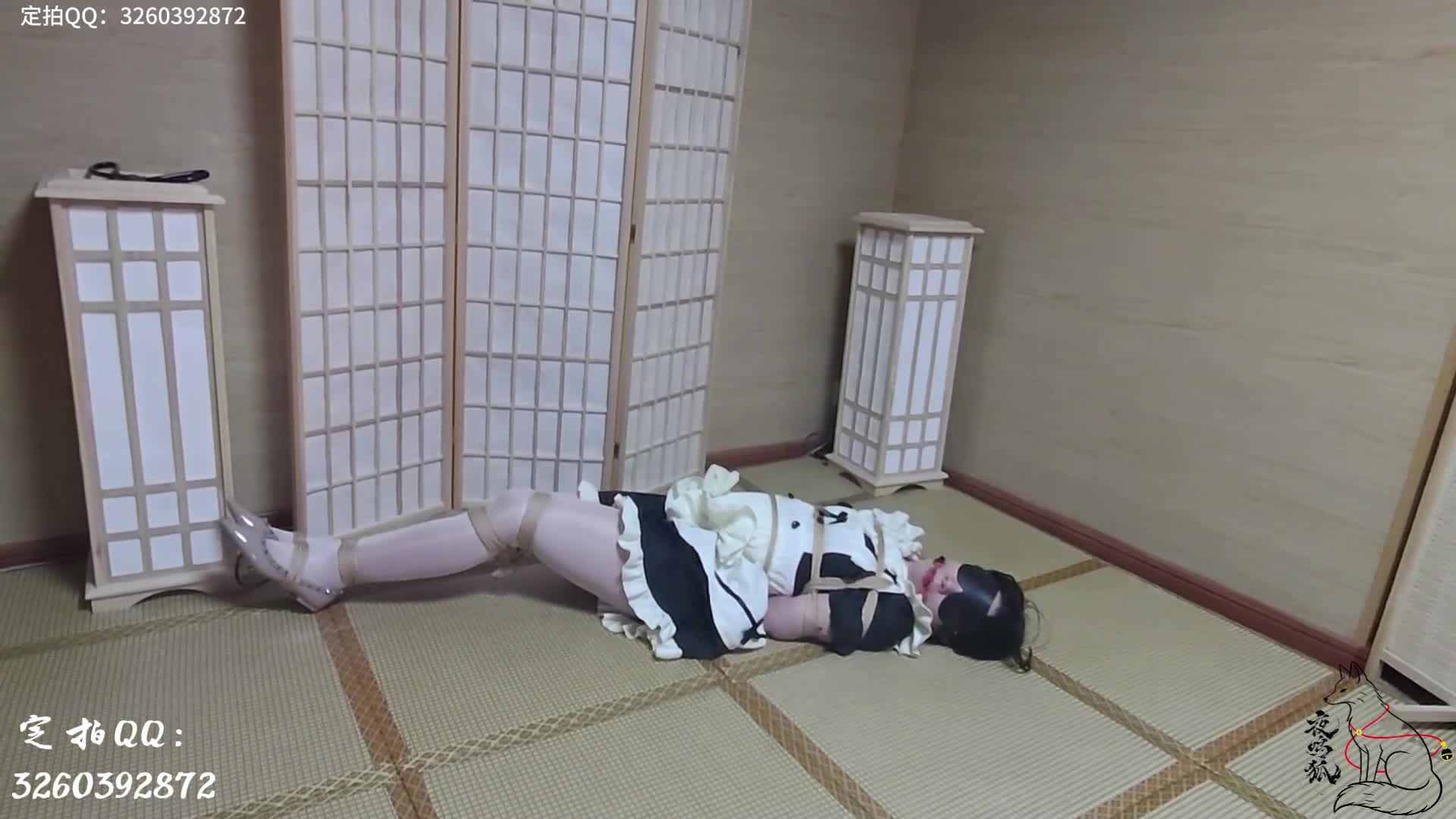 【【口球堵嘴】【上身真空】【眼罩】封闭头套】【女仆装】【挣扎呻吟】同样是接的定拍-绳艺在线资源网