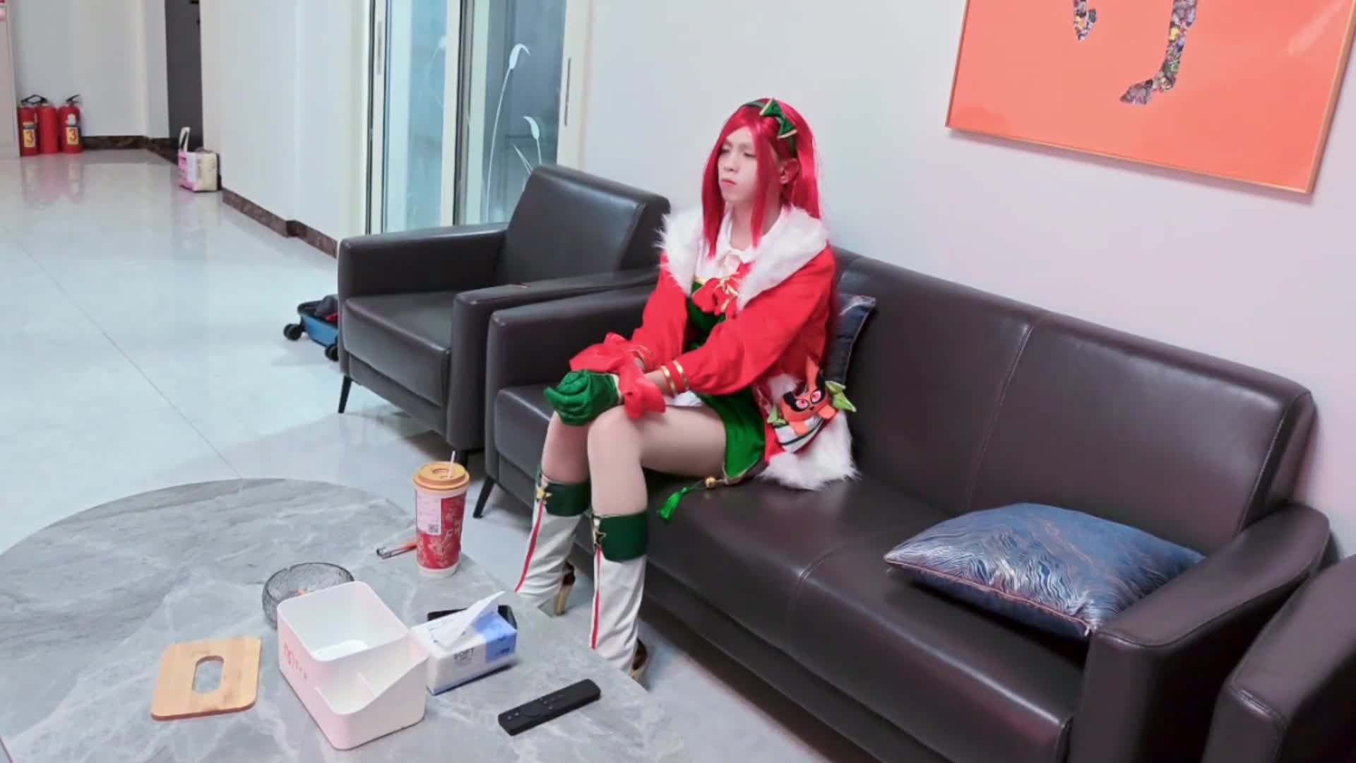 (小林）新春玖辛奈COS约拍-绳艺在线资源网