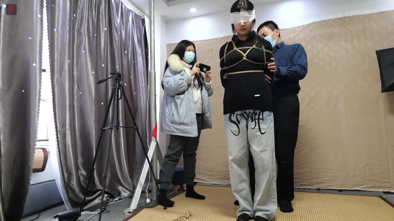 【绳之韵】云婷户外尝试（第一集）后高手股绳捆绑与未知的忐忑体验-绳艺在线资源网