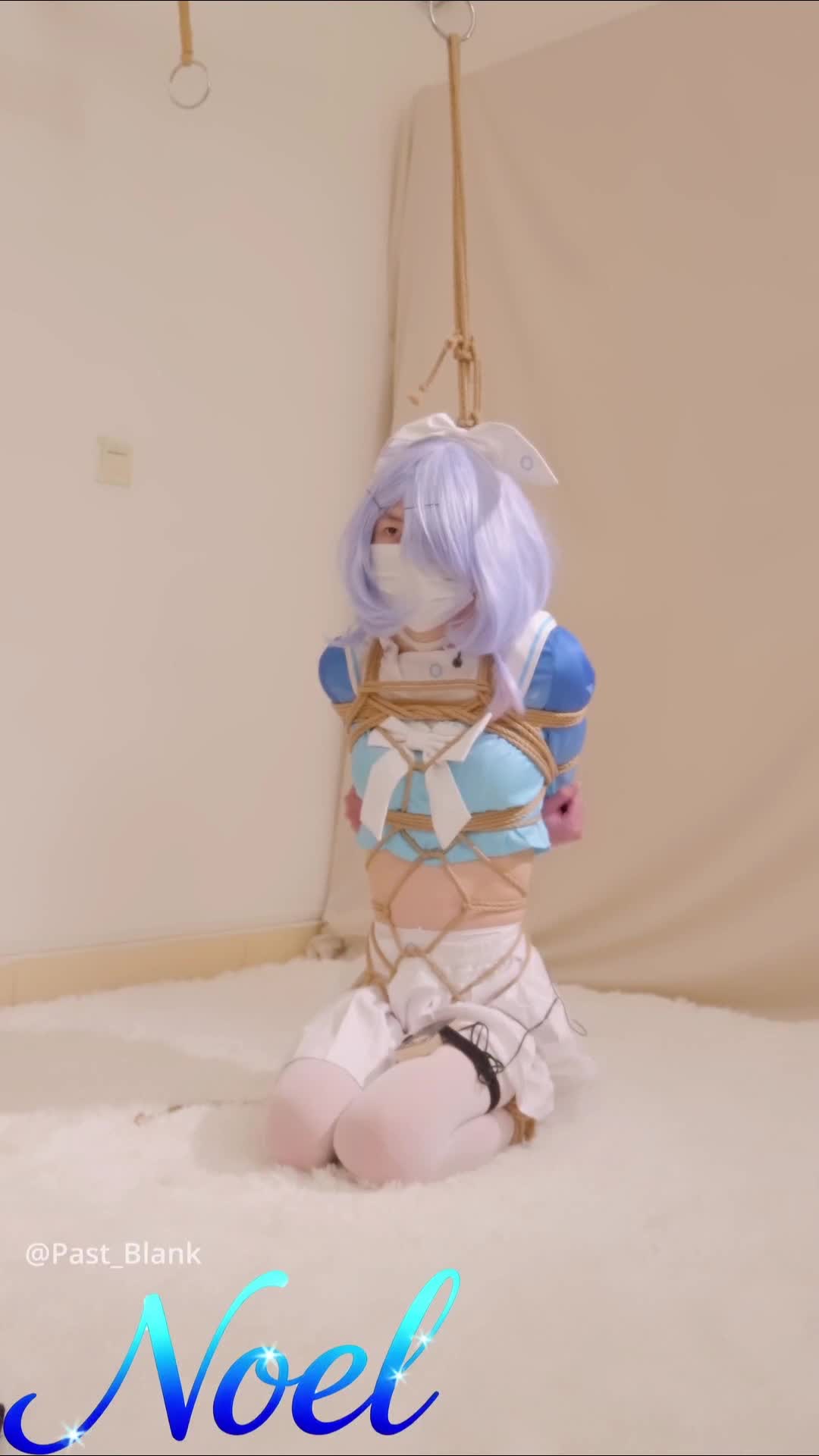 【Noel-11】蔚蓝档案-阿罗娜cos_2 日式紧缚+半吊缚+电击+gc+放置挣扎-绳艺在线资源网