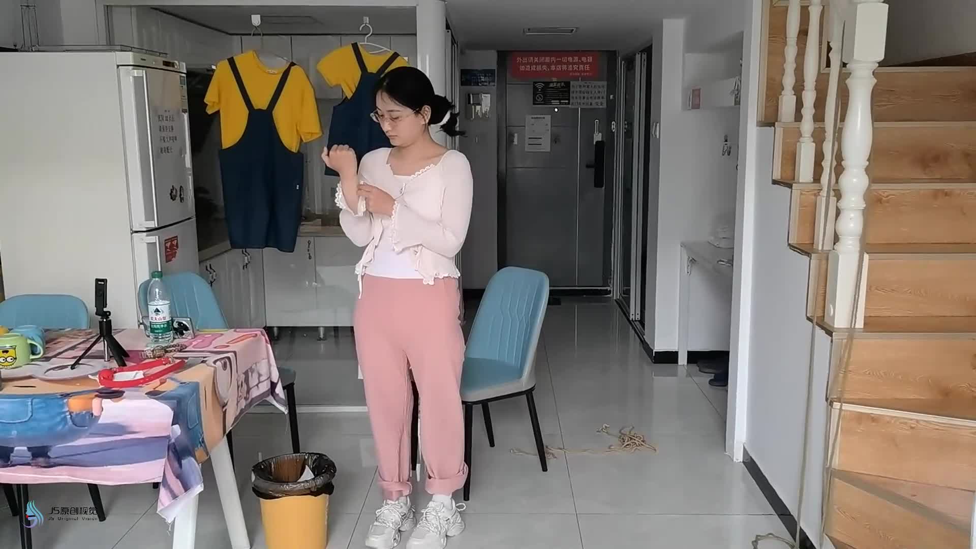 【JS原创】眼镜妹子龟甲捆绑白棉袜口球堵嘴TK-绳艺在线资源网
