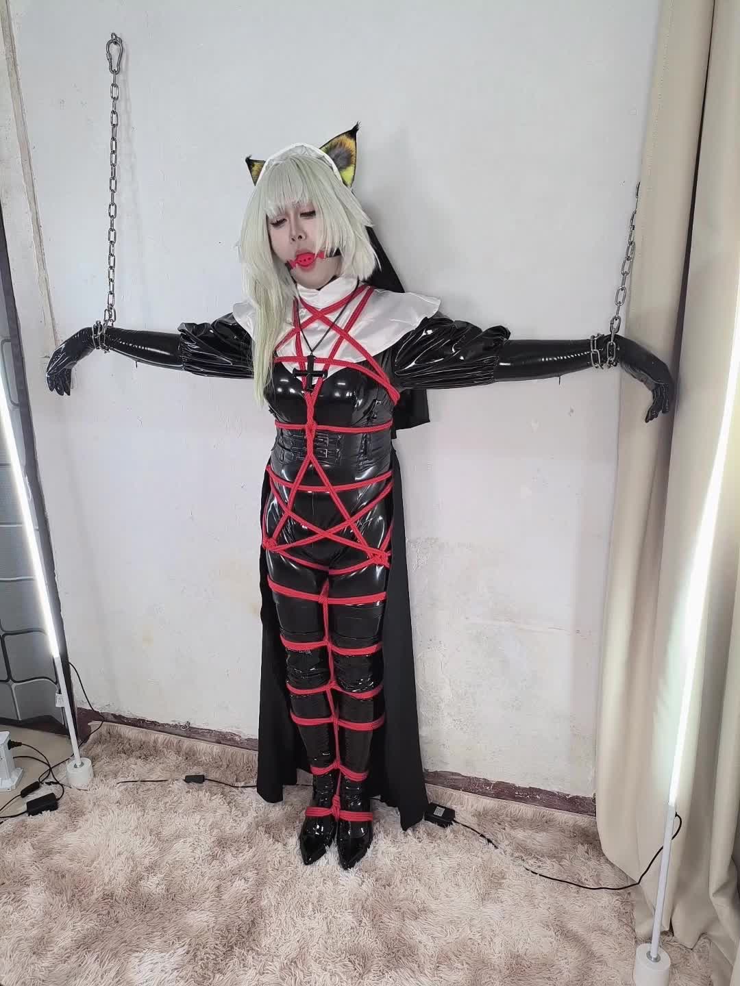 【职业胸手】黑暗修女凯尔希魅魔化吸干博士-绳艺在线资源网