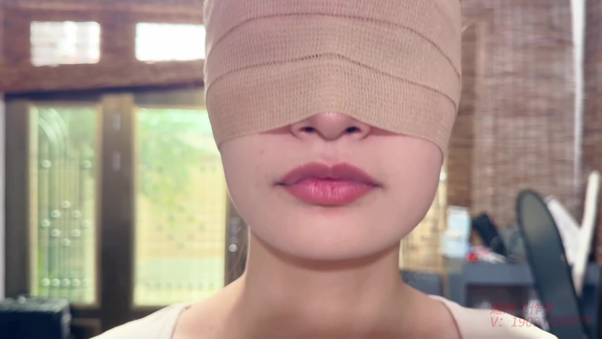 【媚娘原创】挑逗空中透明高跟鞋的瑾初-绳艺在线资源网