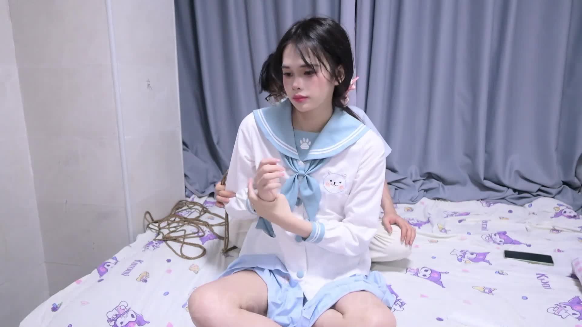 【海老缚】驷马放置体验-绳艺在线资源网