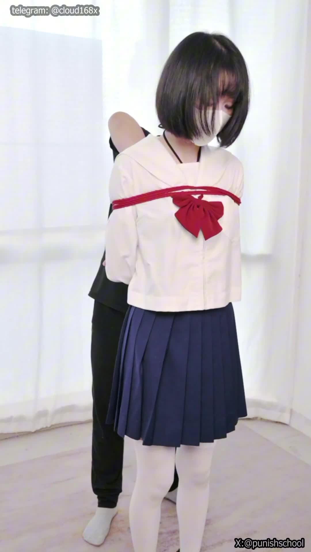 【惩戒学园】清纯JK 白丝LOLI 固定放置 阳俱口塞你 口水如瀑 虐足虐趾 鞭打-绳艺在线资源网