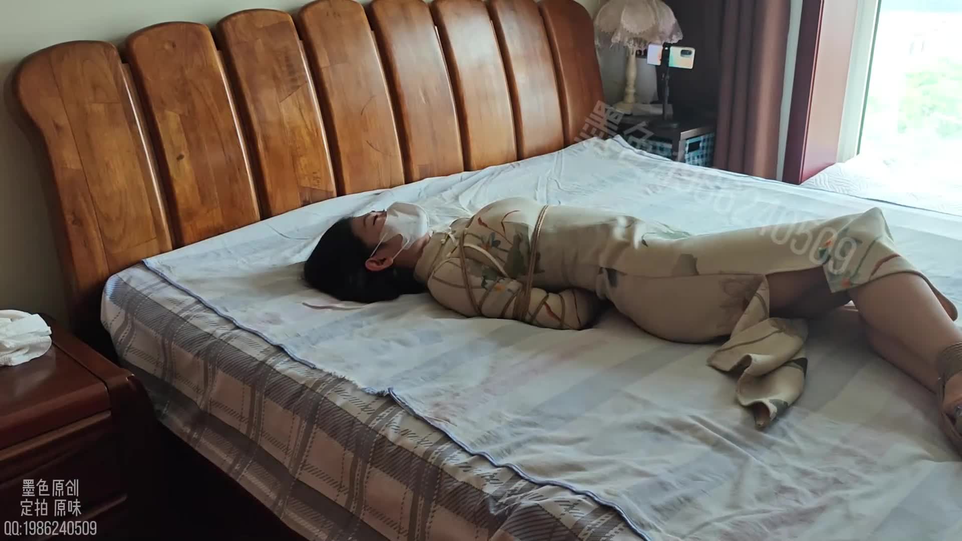 【墨色原创】思思旗袍窗台驷马放置 绑脚+脚趾-绳艺在线资源网