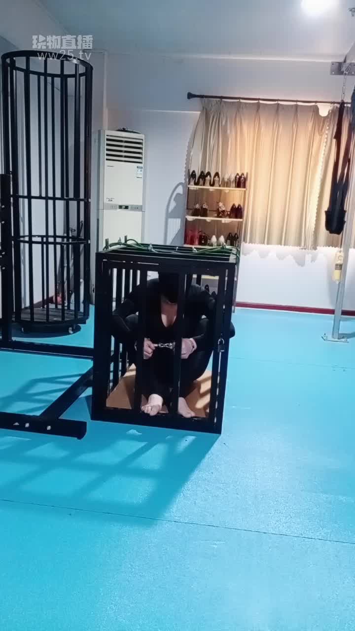 【青妍】狗笼囚禁-吊绑虐打-绳艺在线资源网