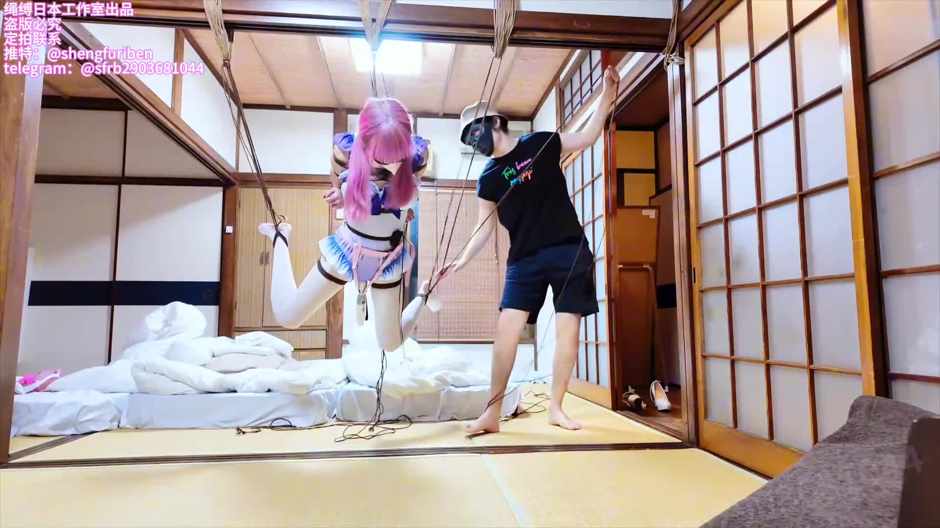 【绳缚日本】珊瑚宫心海泳装cos！-绳艺在线资源网