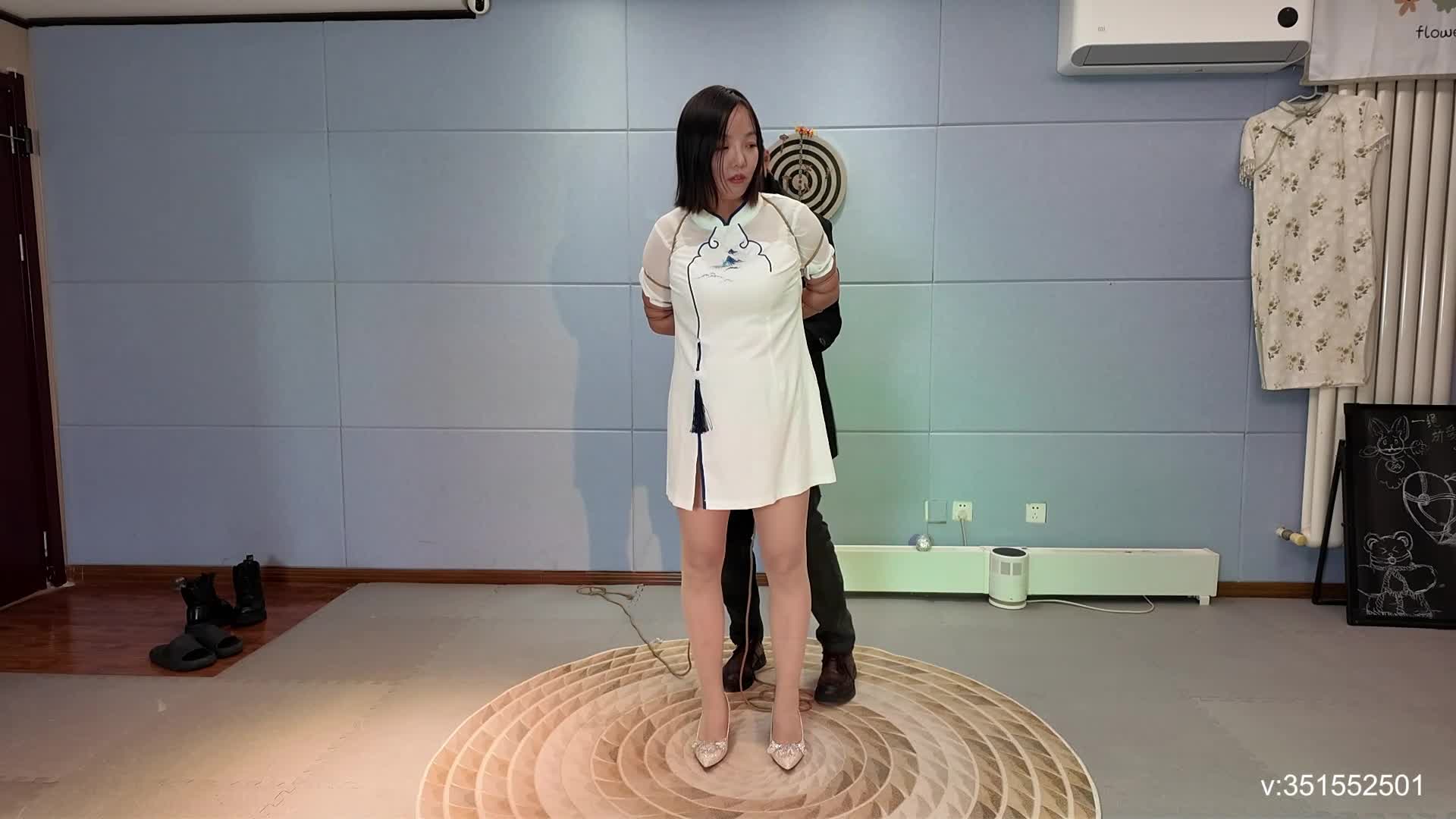 【一绳所爱】陈红五花紧缚，胳膊都捆紫了-绳艺在线资源网
