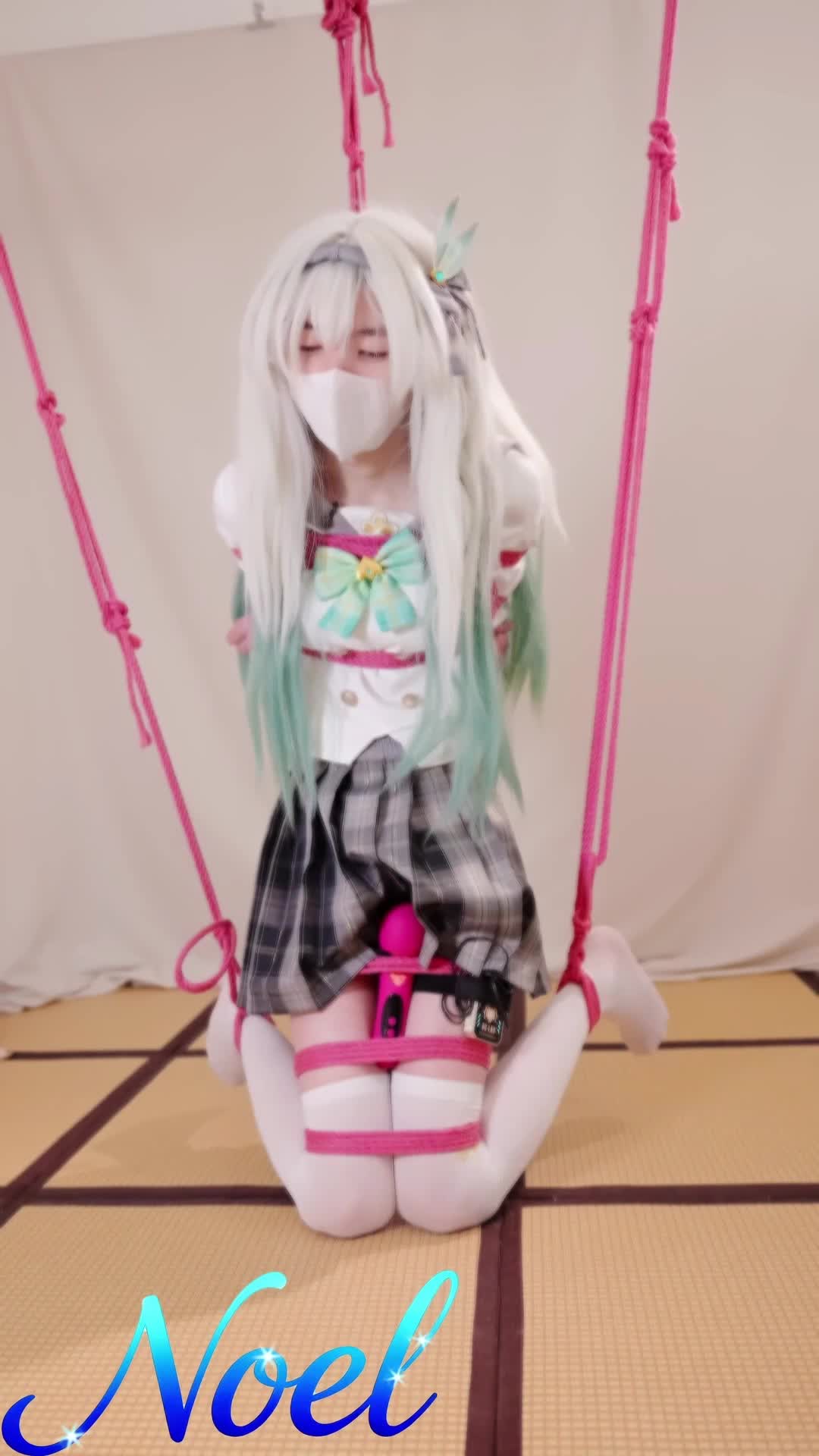 【流萤cos《崩坏星穹铁道》-日式紧缚】电击 Tk 挣扎 GC 窒息-绳艺在线资源网