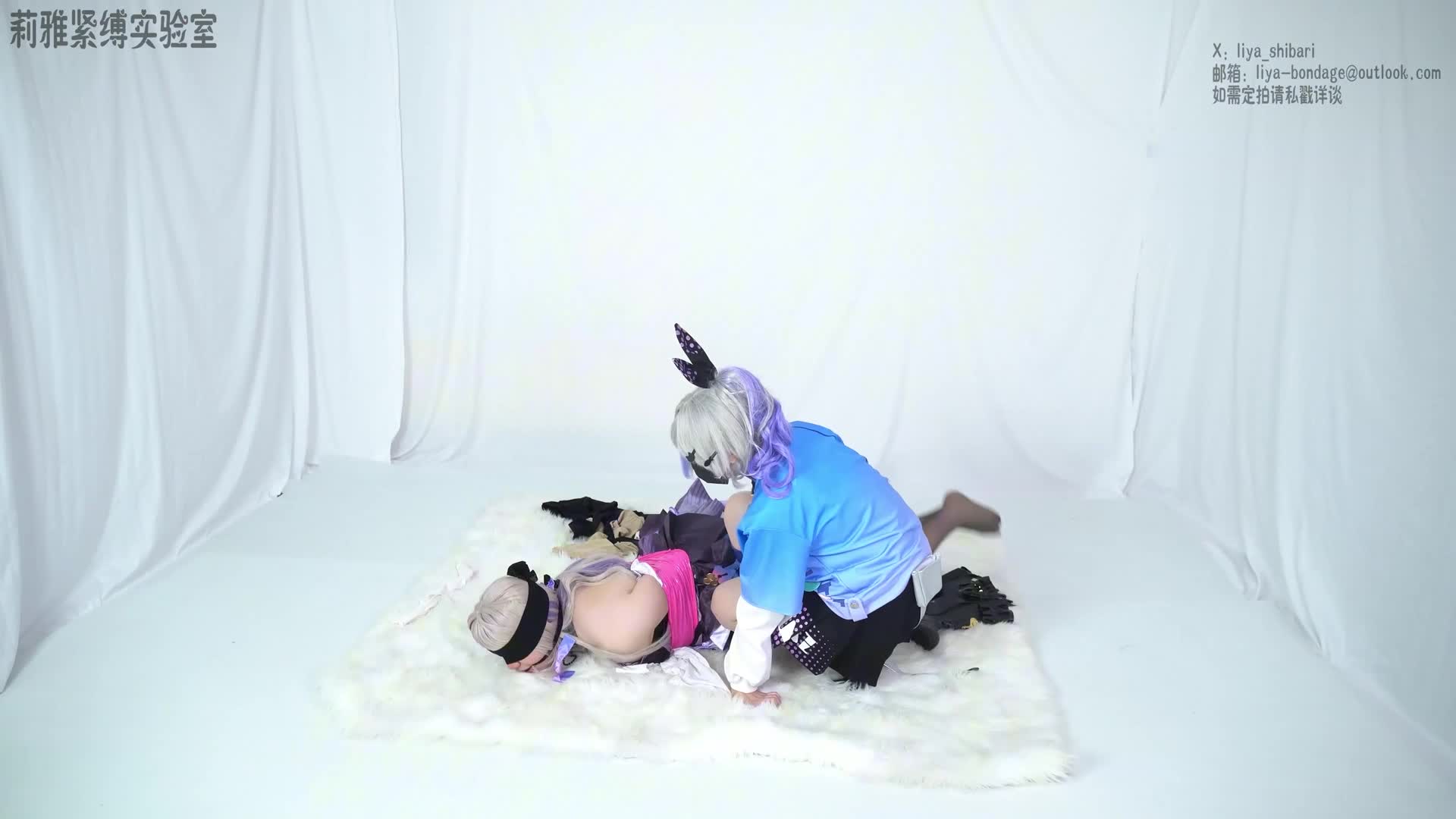 【小银狼得意不久被反杀】cosplayDID气味系微剧情踩脸辱骂呼吸抑制丝袜堵嘴蒙眼-绳艺在线资源网