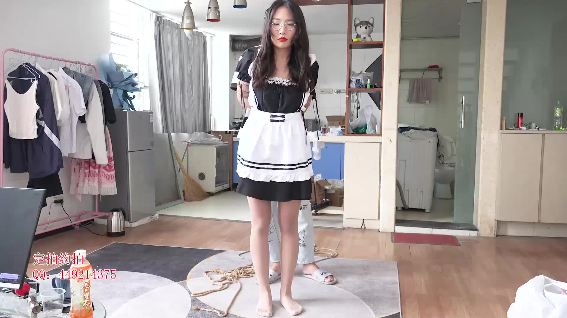 【子衿原创】妍如女仆装五花口枷-绳艺在线资源网