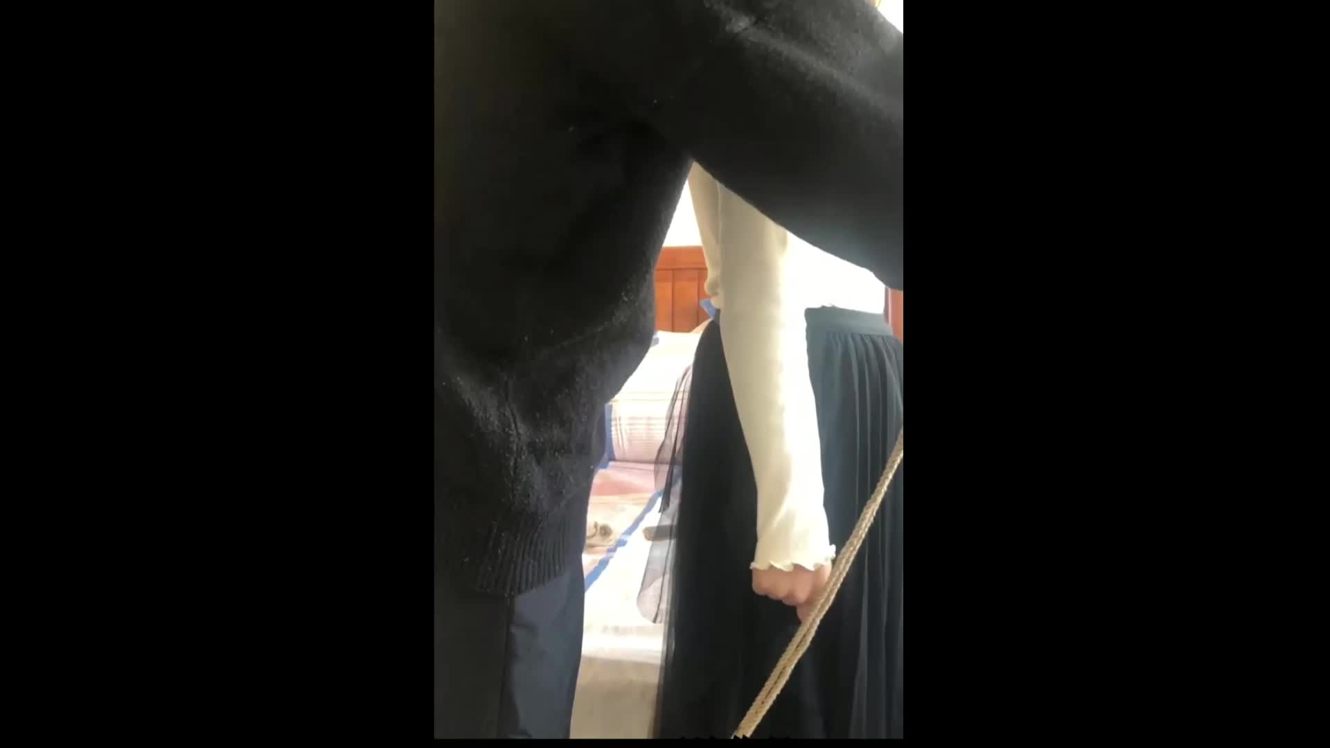 【春雨の绳】大胸女孩雪儿的捆绑初体验 日式紧缚 马具口球堵嘴-绳艺在线资源网
